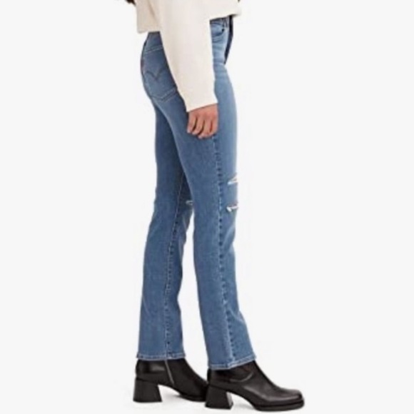 Levi's 724 High Rise Straight Leg Jeans Size 28 - Picture 2 of 12